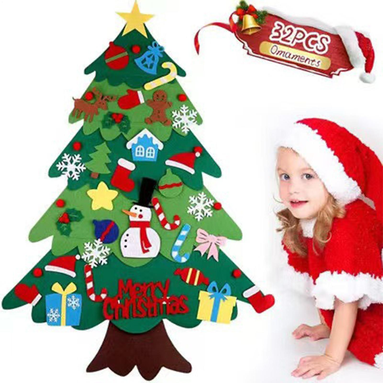 Pendant Lighting Christmas Decor - Non-woven Felt Christmas Tree Decorations kits
