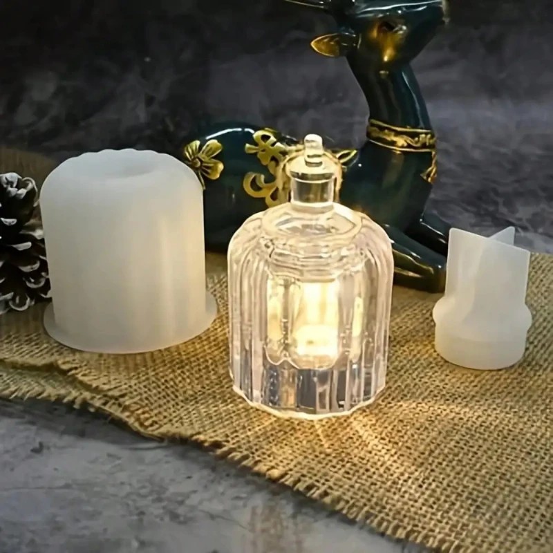 Pendant Lighting Christmas Decor - striped cylindrical light bulb resin silicone
