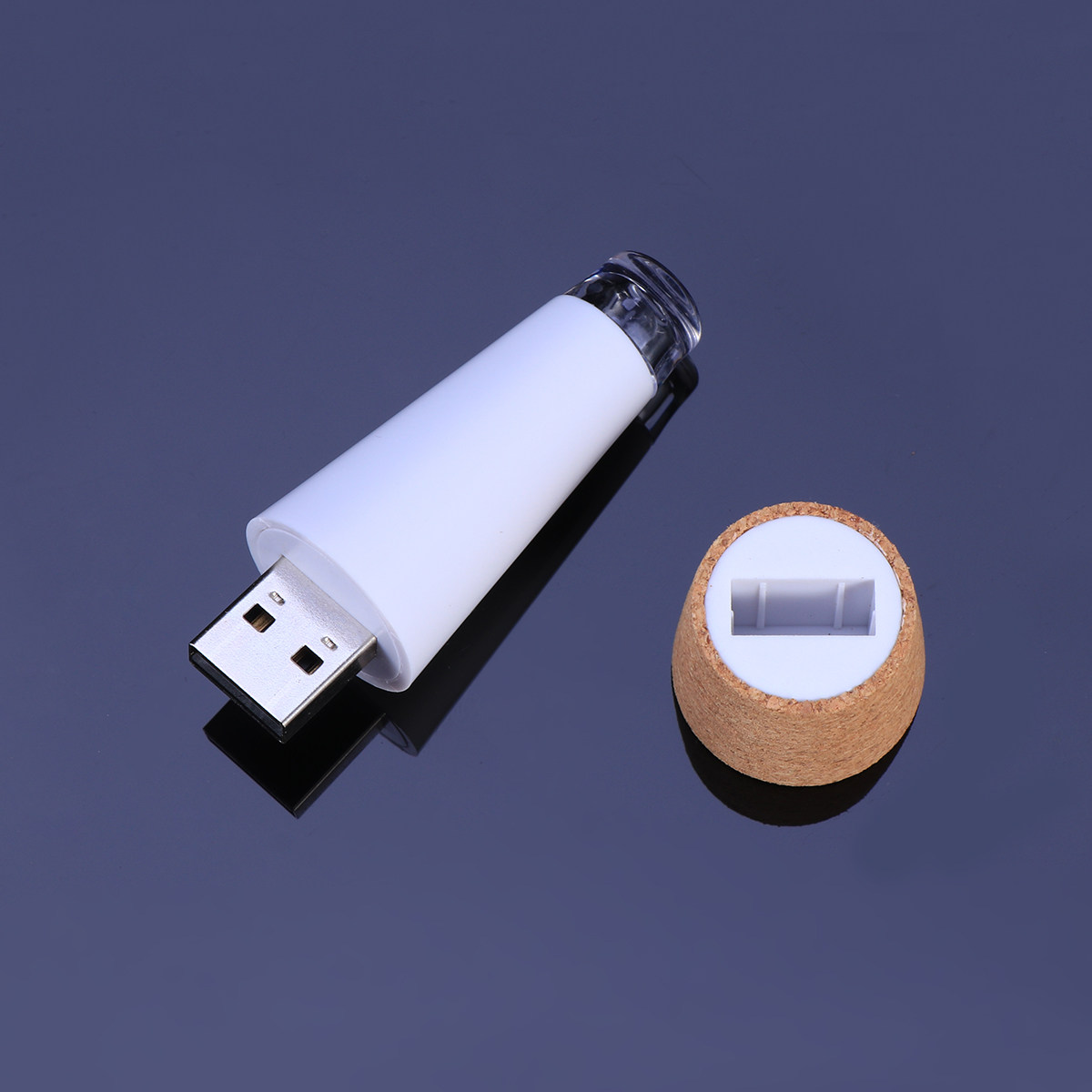 Decor Lighting Cork - Warm White LED Rechargeable Cork Light