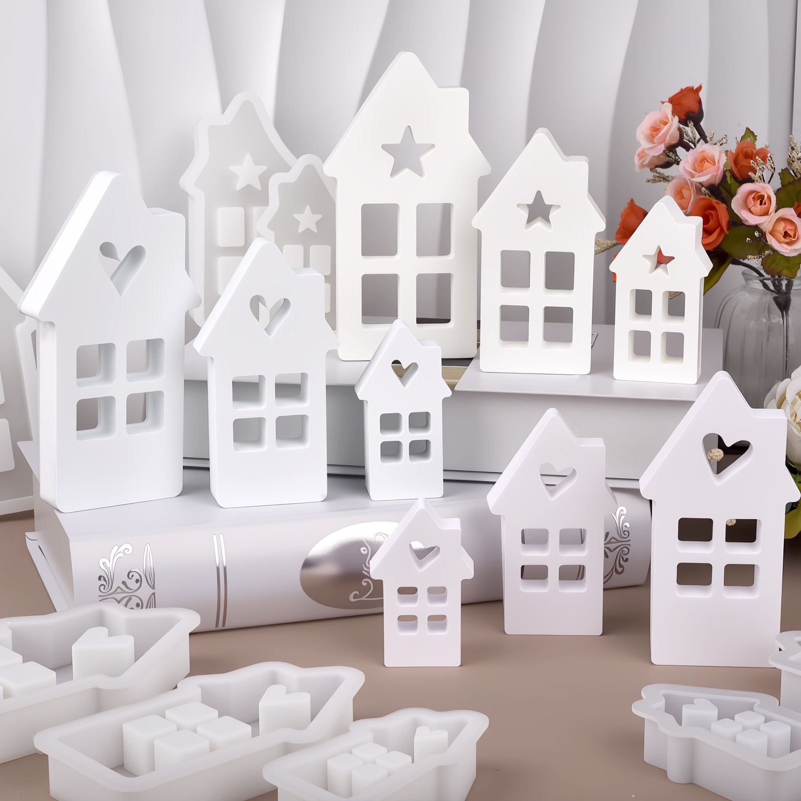 Lighting Decor House - Star Heart House Silicone Molds Light
