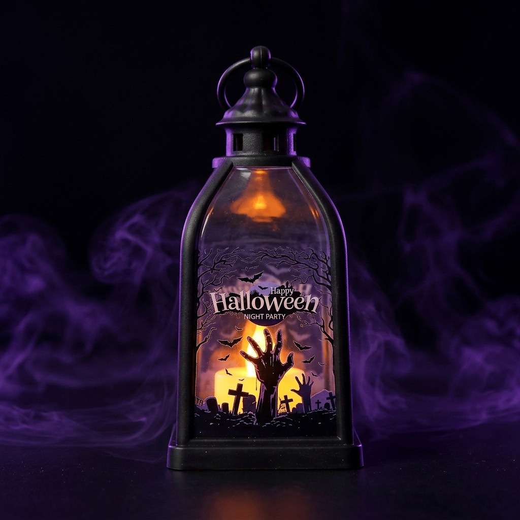 Lighting Decor House - Halloween Ghost Castle Themed Hanging LED