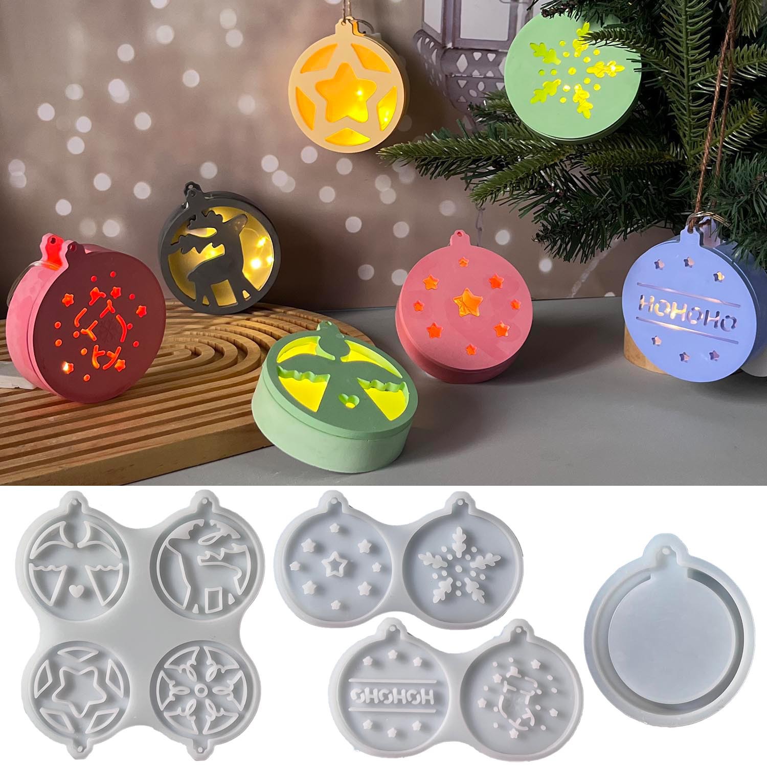 Pendant Lighting Christmas Decor - Christmas Series Night Light Pendant Silicone