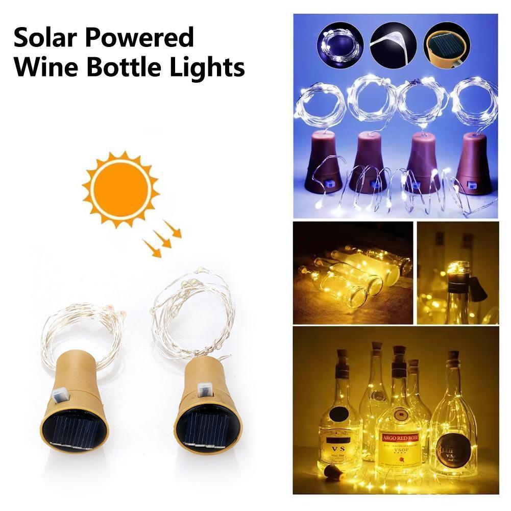 Decor Lighting Cork - Wine Bottle Lights With Cork LED