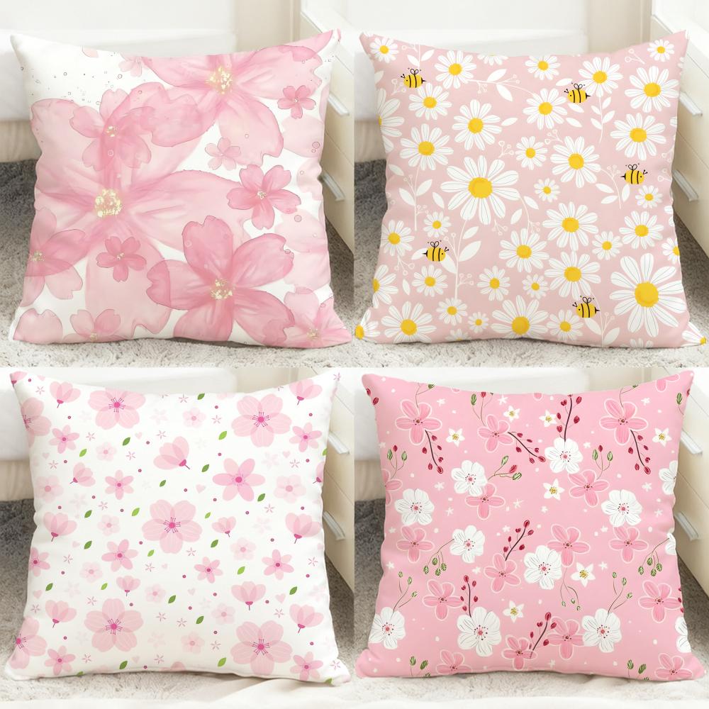 Lighting Decor And Beyond - Light pink gentle petals Cushion Cover