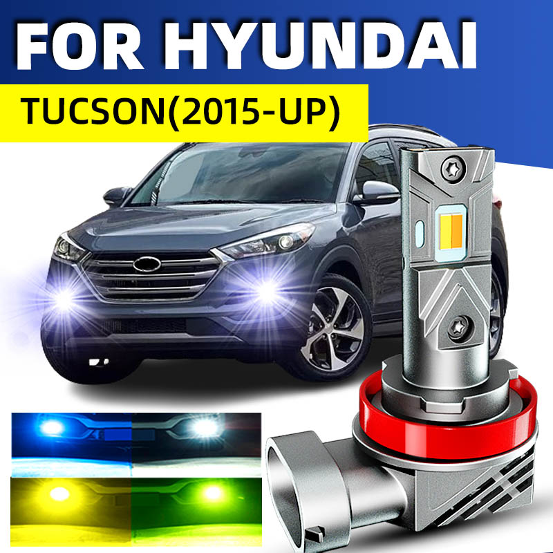 Colour Changing Bulb - 2PCS Car LED Front Fog Lights