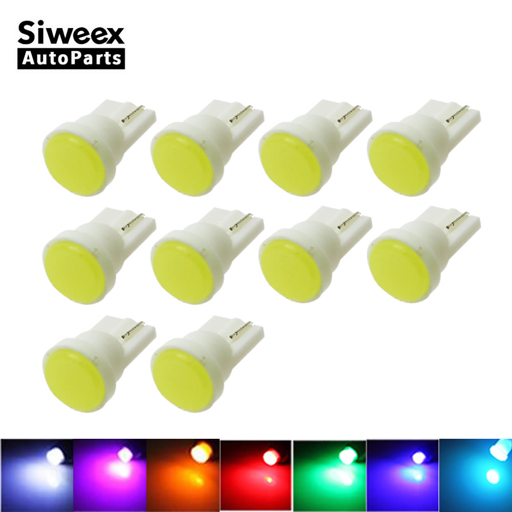 Colour Changing Bulb - 10 Pcs T10 W5W Car Interior