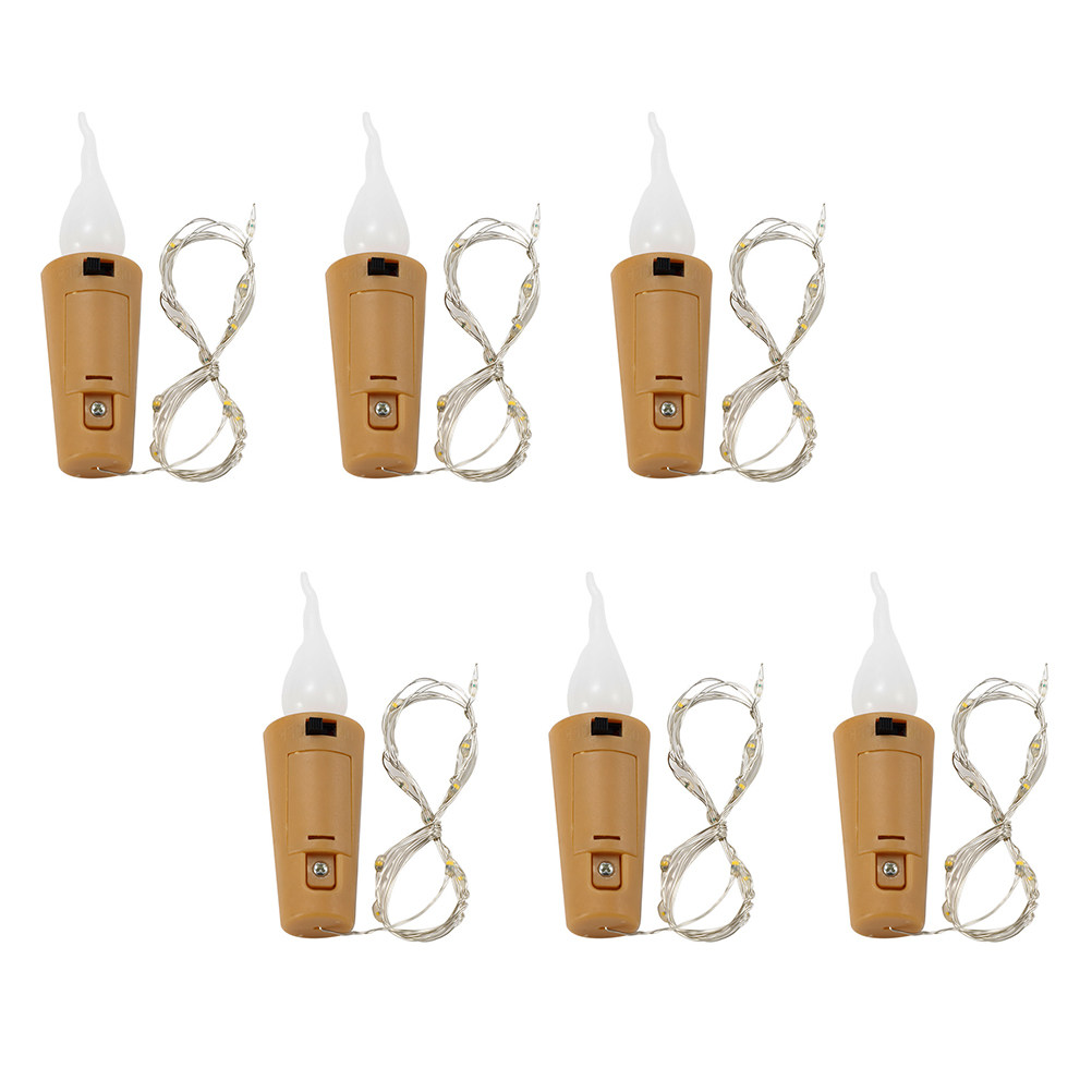 Decor Lighting Cork - 6Pcs Wine Bottle String Light Cork