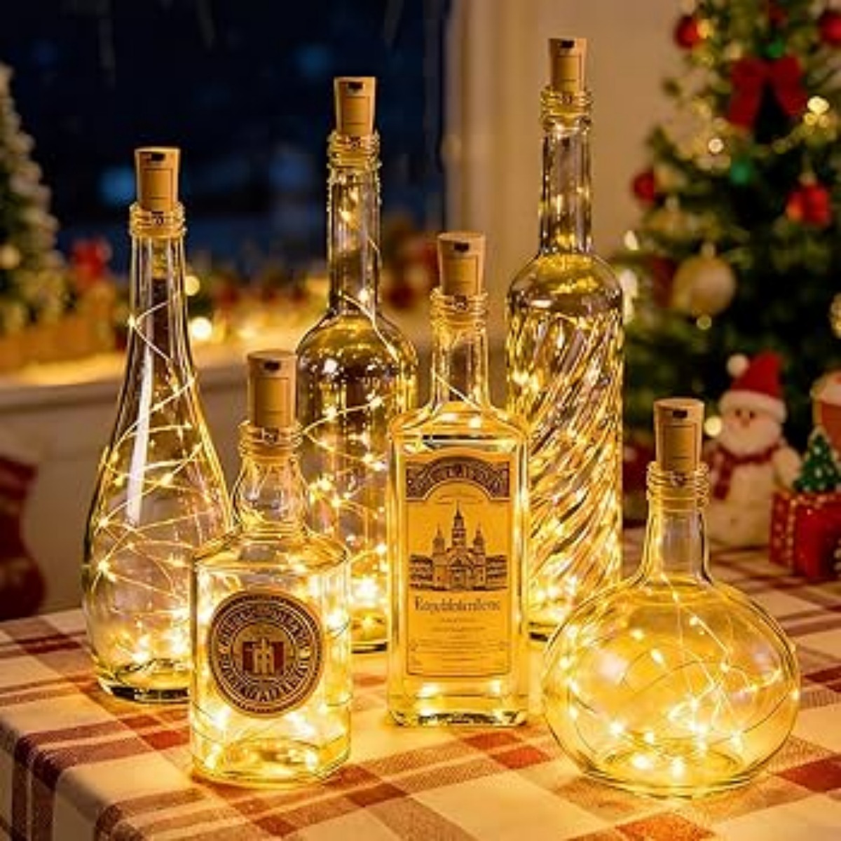 Decor Lighting Cork - 10/12 Pack Bottle Lights with Cork