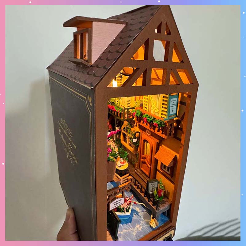 Lighting Decor House - DIY Book Nook Kit Leisurely Years