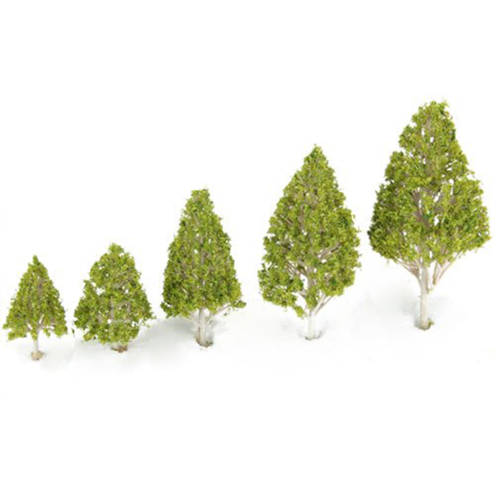 Lighting Decor House - 5Pcs Decor White Poplar Trees Light