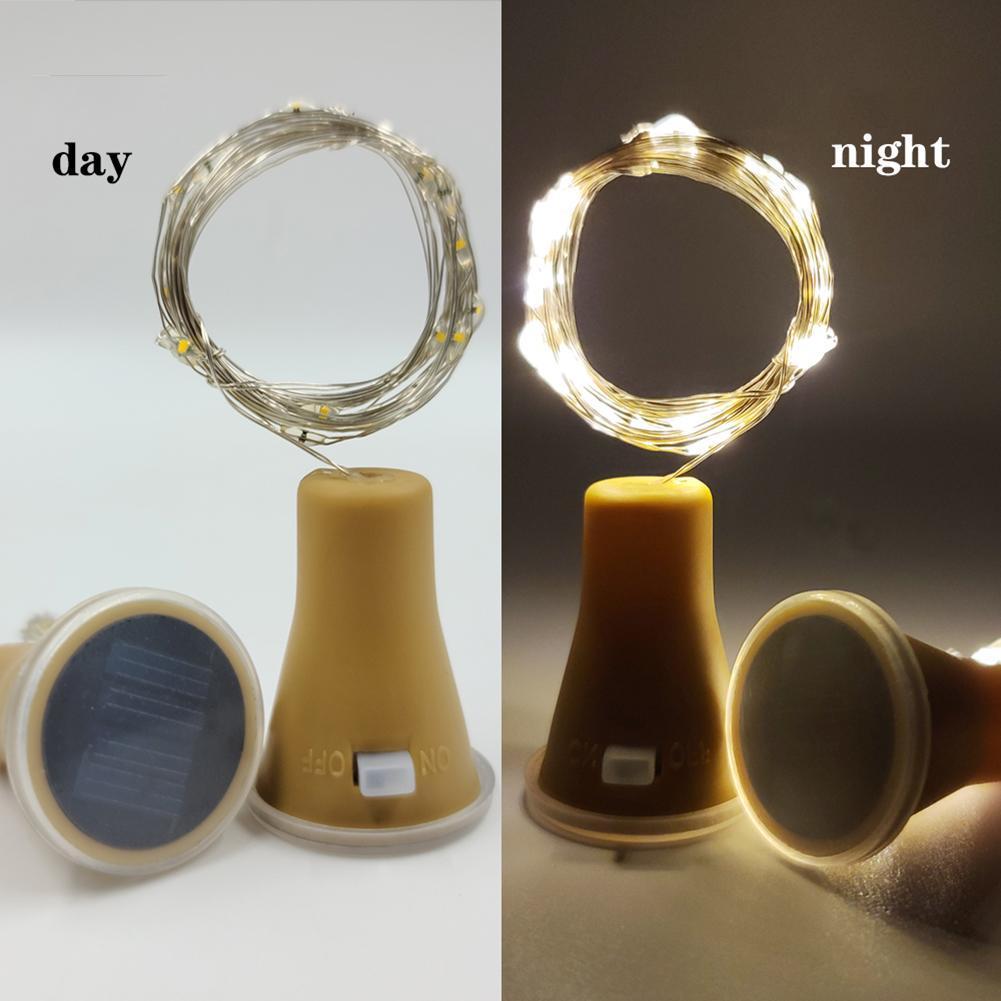 Decor Lighting Cork - Multi-functional Battery Powered Solar Wine Bottle