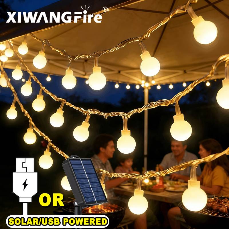 3-10M Solar/USB/Battery String - огляд і ціна String Light Outdoor