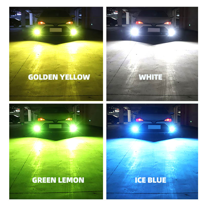 2xCar LED Front Fog Lights Lam - огляд і ціна Colour Changing Bulb