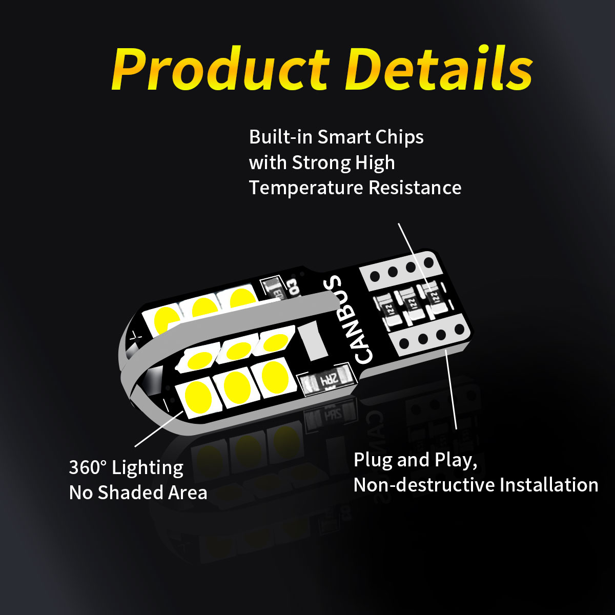 Car Signal Bulbs w5w wy5w 192  - огляд і ціна Colour Changing Bulb