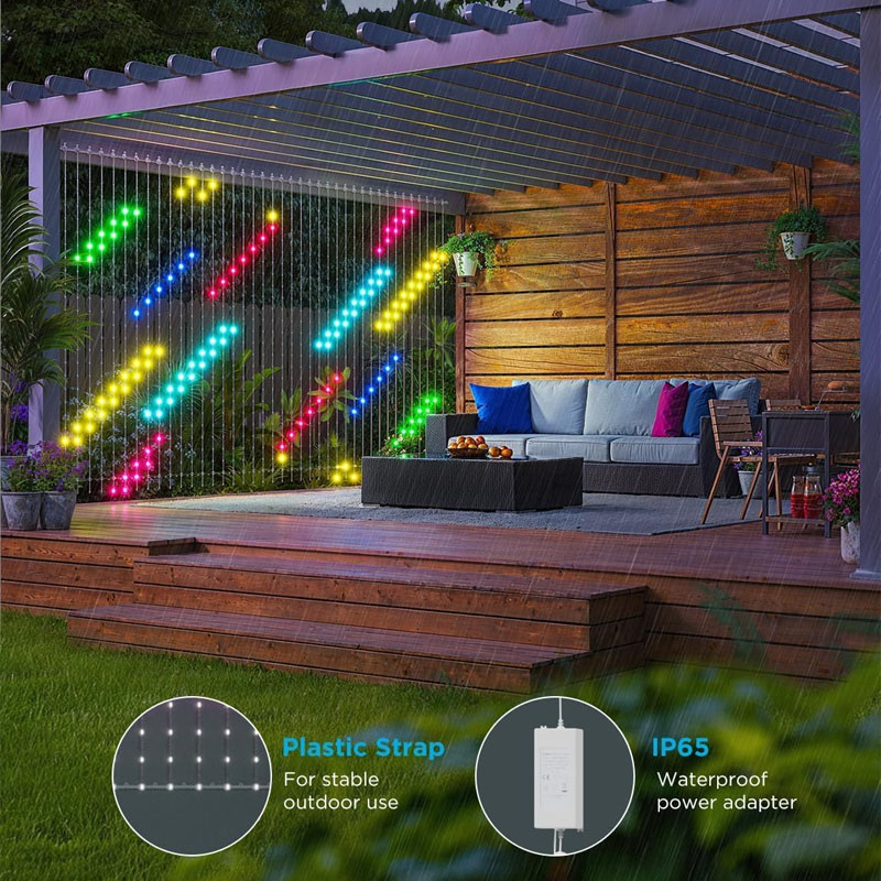 400 RGBIC LED Smart Curtain Fa - огляд і ціна Fairy Light Curtain