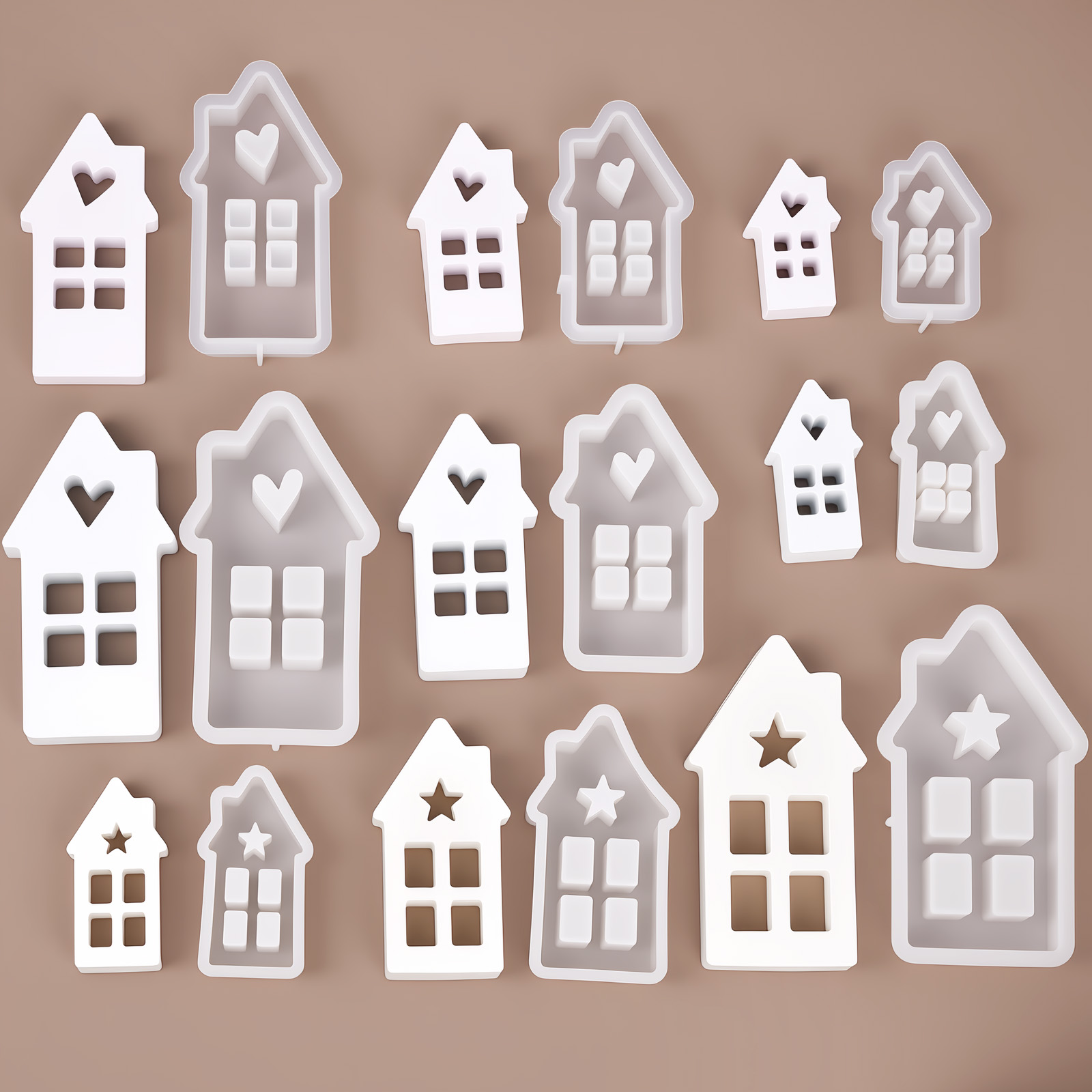 Star Heart House Silicone Mold - огляд і ціна Lighting Decor House