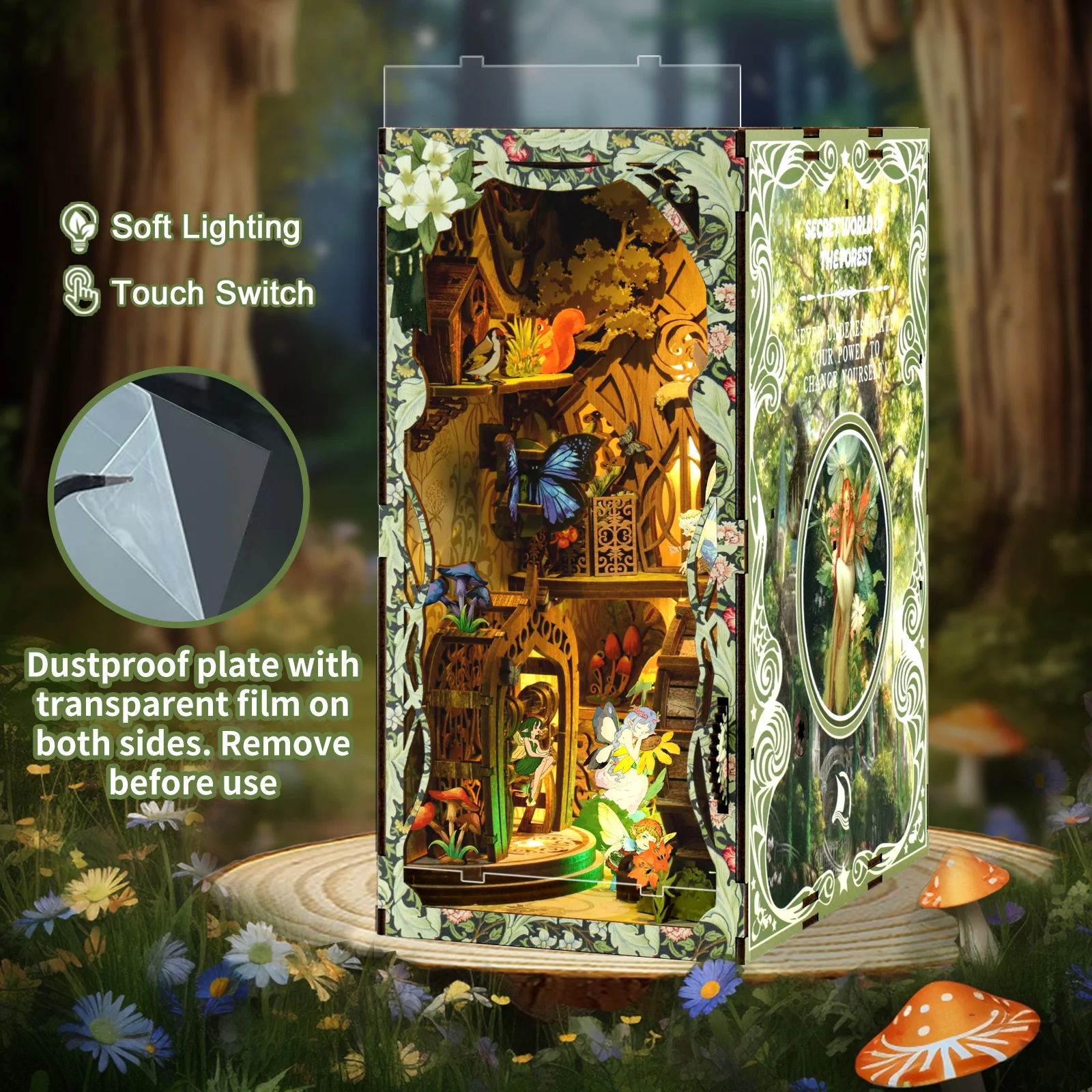 Cool DIY Book Nook Miniature H - огляд і ціна Lighting Decor House