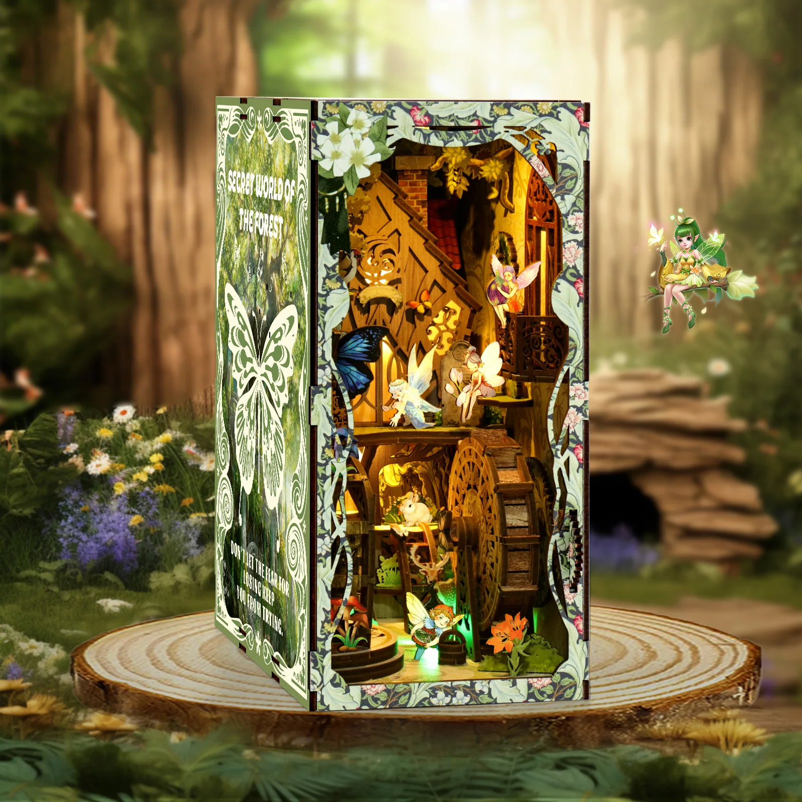 Cool DIY Book Nook Miniature H - огляд і ціна Lighting Decor House