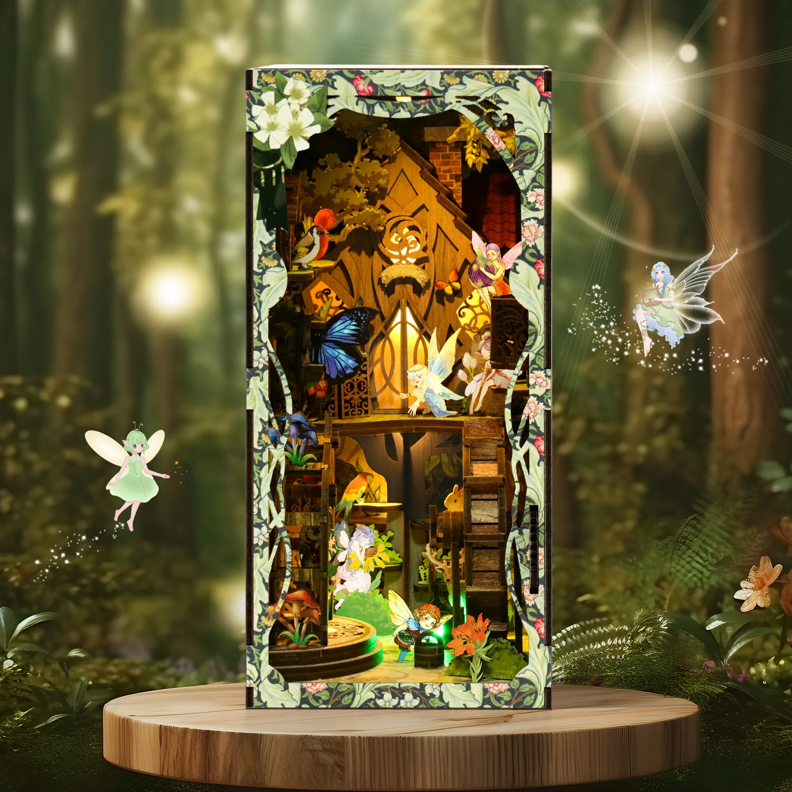 Cool DIY Book Nook Miniature H - огляд і ціна Lighting Decor House