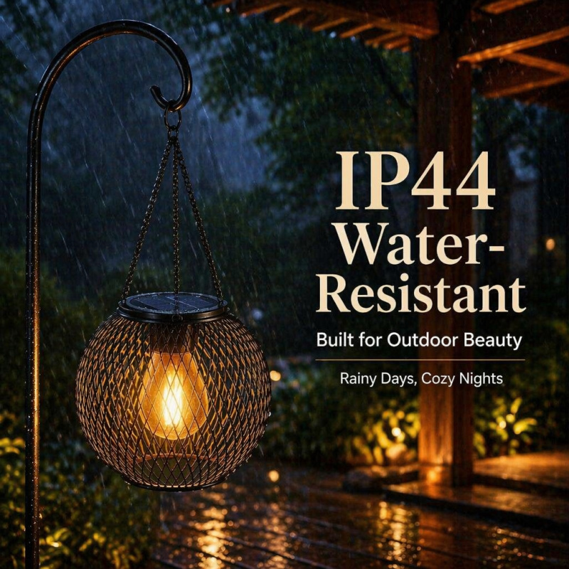 Solar Powered LED Hanging Floo - огляд і ціна String Light Outdoor