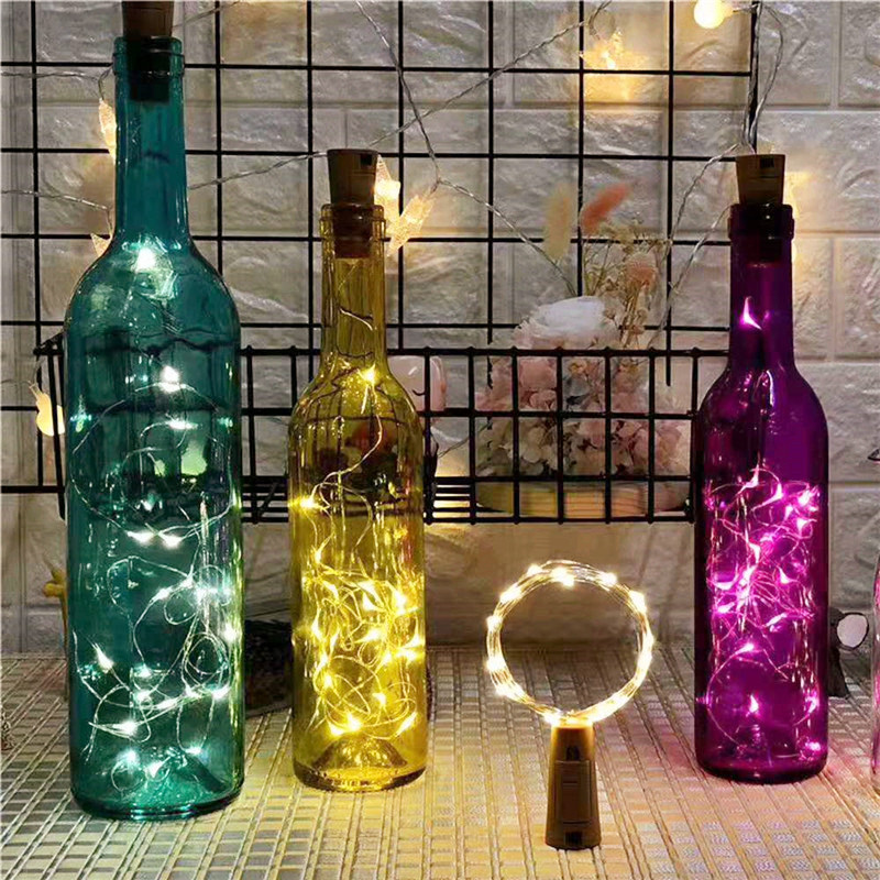 6pcs 20led Wine Bottle with Co - огляд і ціна Decor Lighting Cork