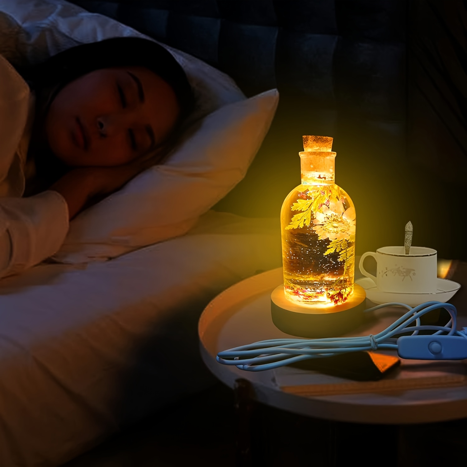 Drift Bottle Light Resin Mold  - огляд і ціна Decor Lighting Cork