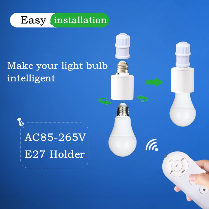 E27 60W Wireless Remote Contro - огляд і ціна Colour Changing Bulb