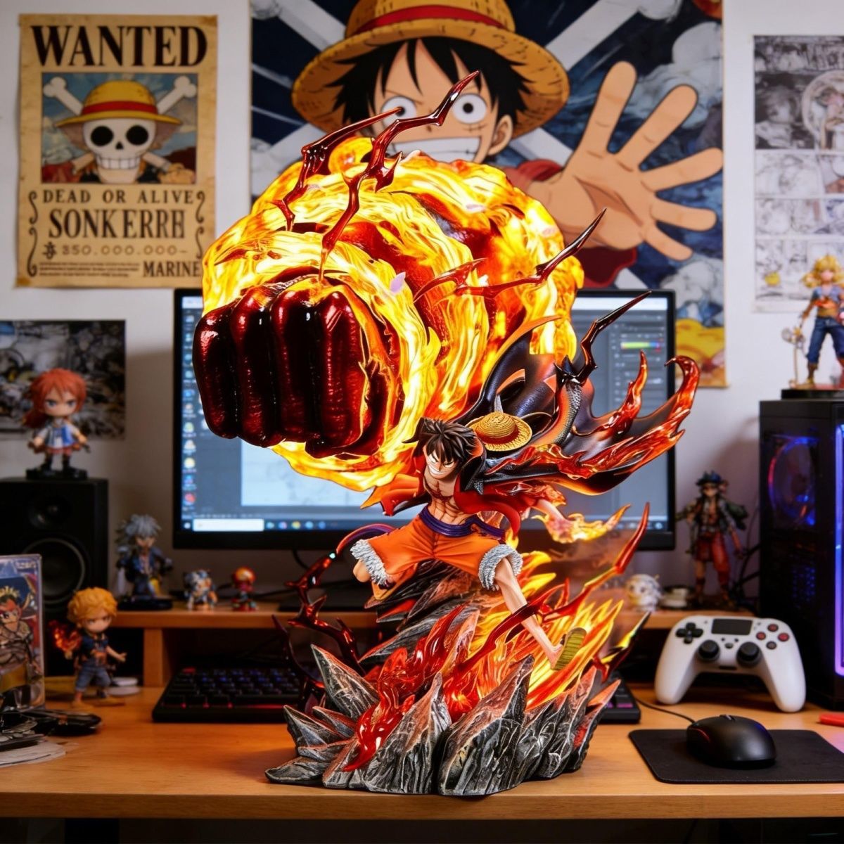 LZ Karmic Fire Luffy 35CM Ligh - огляд і ціна Lighting Home Decor Products