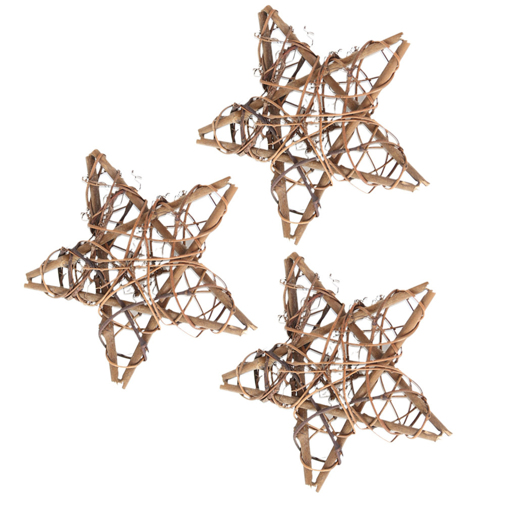 3Pcs Five-Pointed Star Rattan  - огляд і ціна Pendant Lighting Christmas Decor