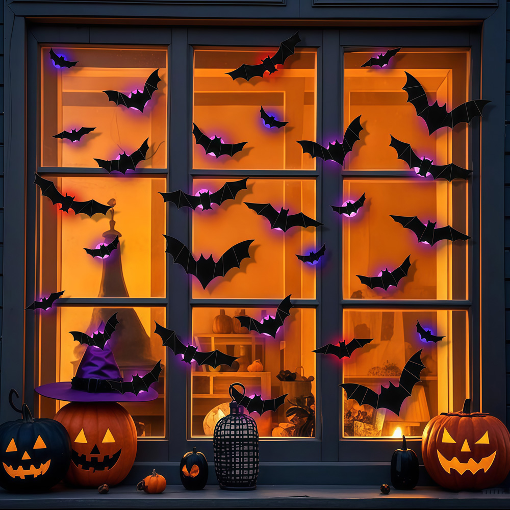 Halloween 3D Bat Wall Stickers - огляд і ціна Lighting Decor House