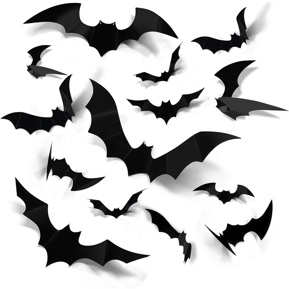 Halloween 3D Bat Wall Stickers - огляд і ціна Lighting Decor House