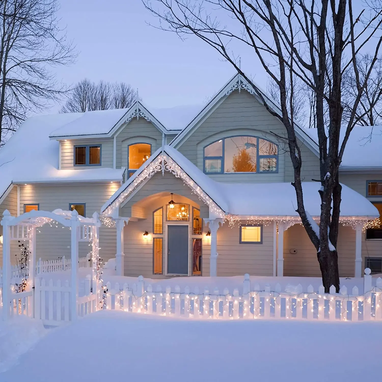 Christmas Lights Outdoor Decor - огляд і ціна Fairy Light Curtain