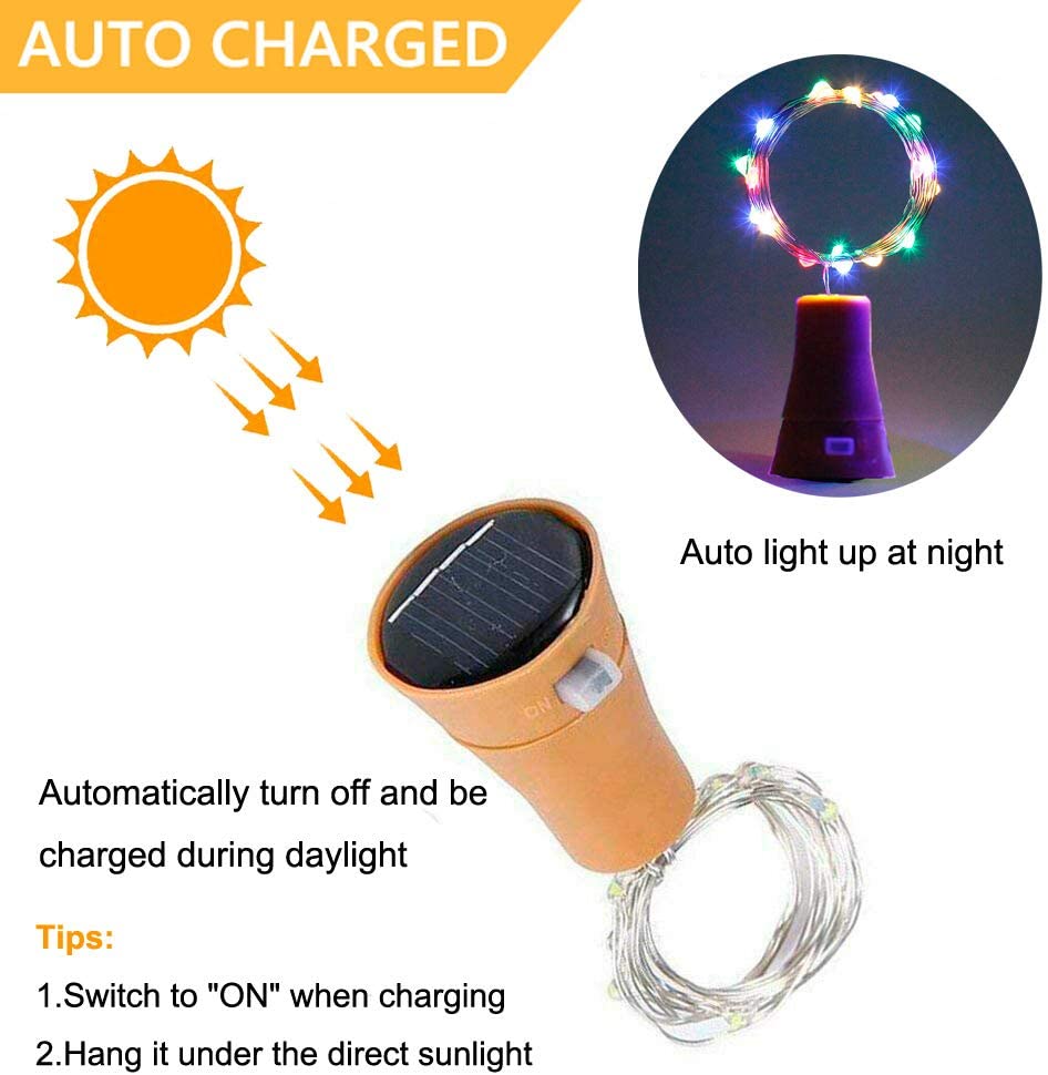Solar Wine Bottle Led String F - огляд і ціна Decor Lighting Cork
