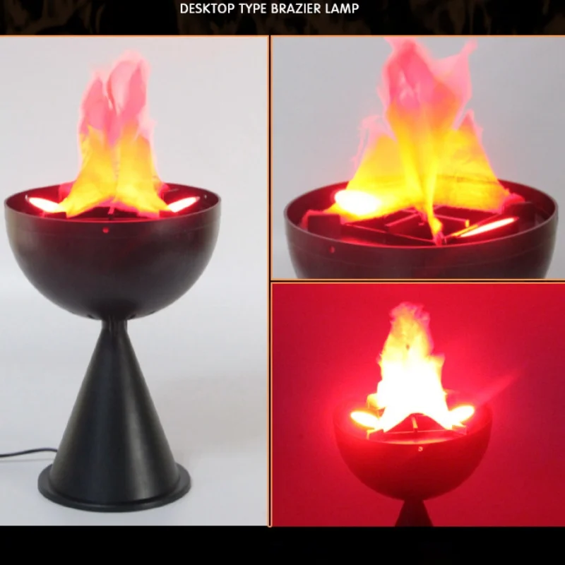 3D Fake Flame Lamp Simulation  - огляд і ціна Lighting Decor House