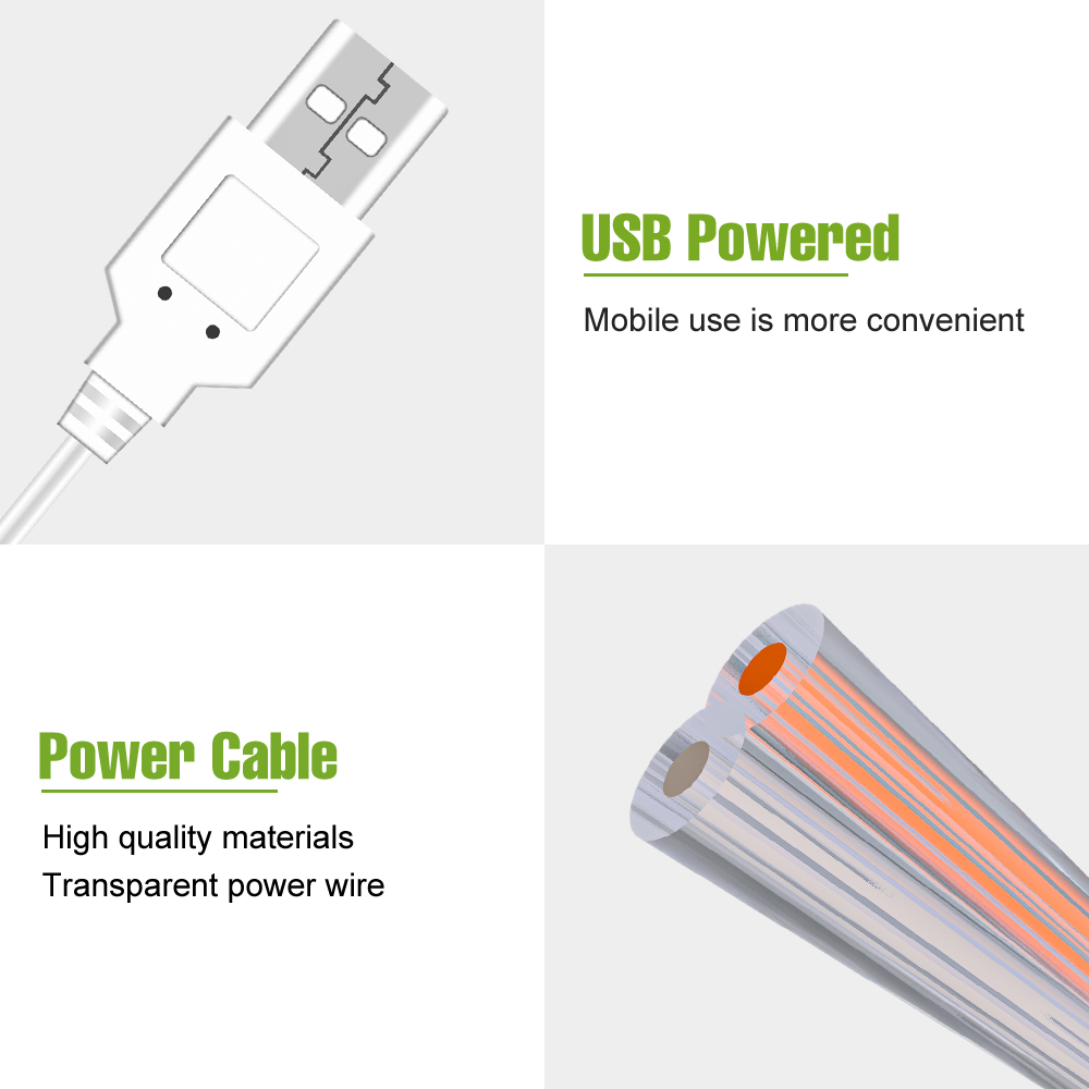 LED Mirror Light USB Dressing  - огляд і ціна Colour Changing Bulb