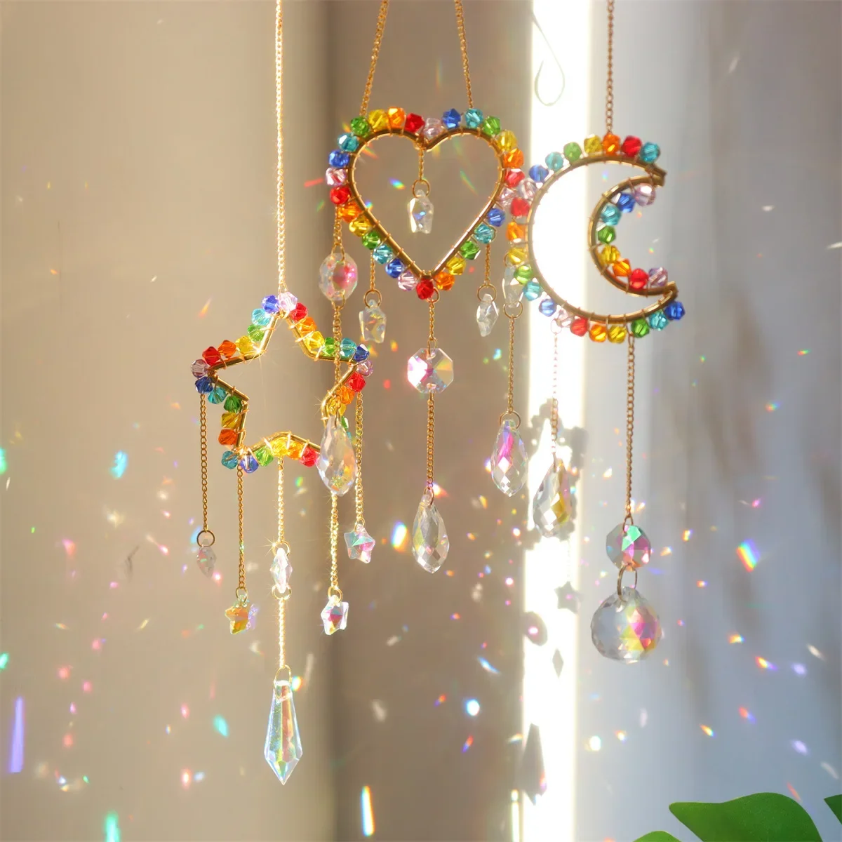 Chakra Suncatcher Rainbow Pris - огляд і ціна Pendant Lighting Christmas Decor