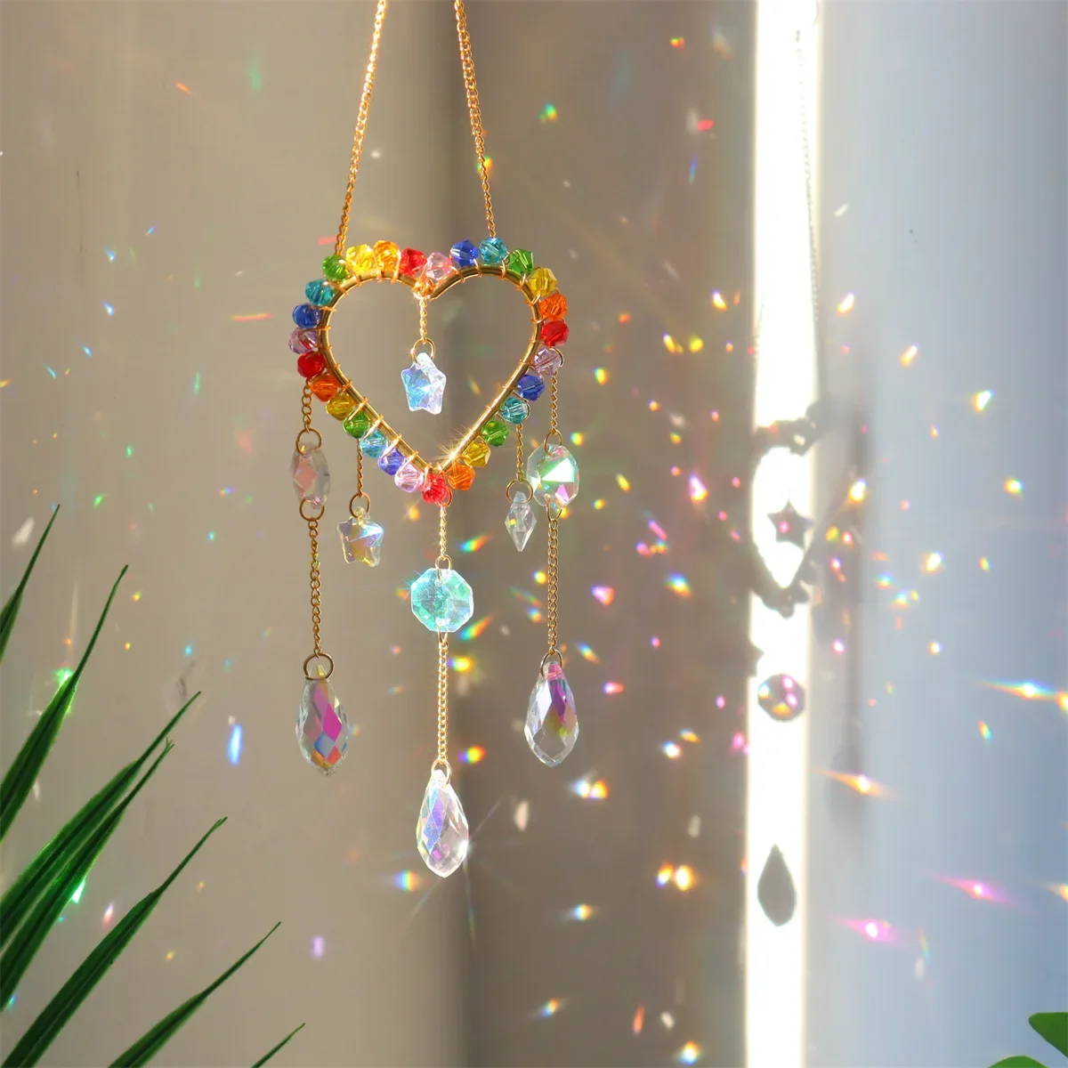 Chakra Suncatcher Rainbow Pris - огляд і ціна Pendant Lighting Christmas Decor