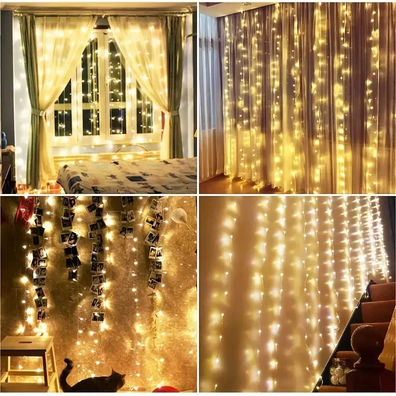 3M-6M Christmas Decoration Rem - огляд і ціна Fairy Light Curtain
