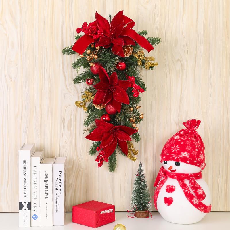 60CM Christmas Wreath Pendant  - огляд і ціна Pendant Lighting Christmas Decor