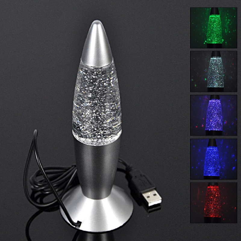 LED Rocket Lamp USB Color Chan - огляд і ціна Colour Changing Bulb