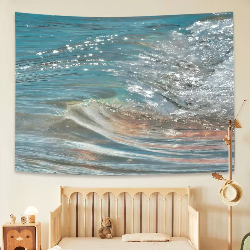 VIKAMA Oil Painting Style Wave - огляд і ціна Lighting Home Decor Products