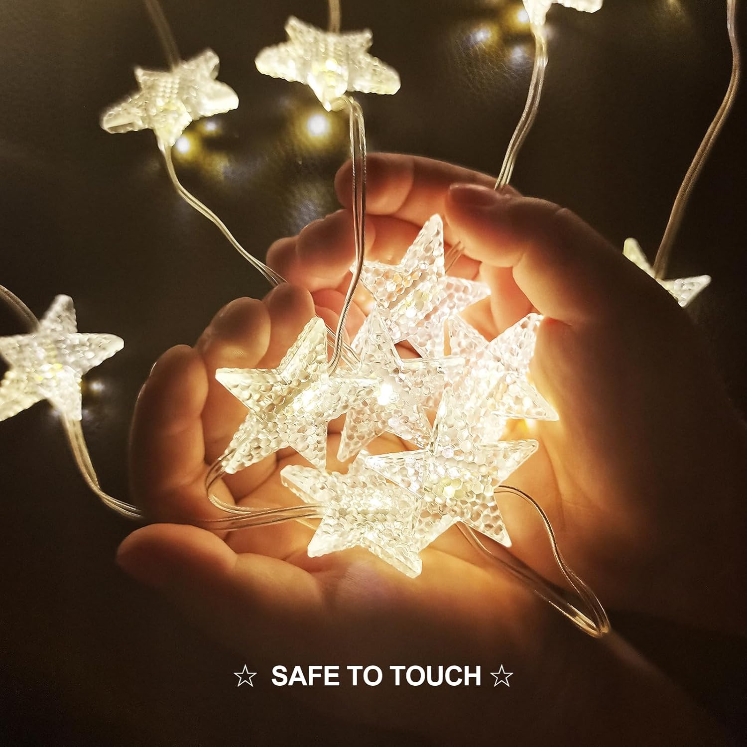 1pc 120 LED Star Curtain Light - огляд і ціна Fairy Light Curtain
