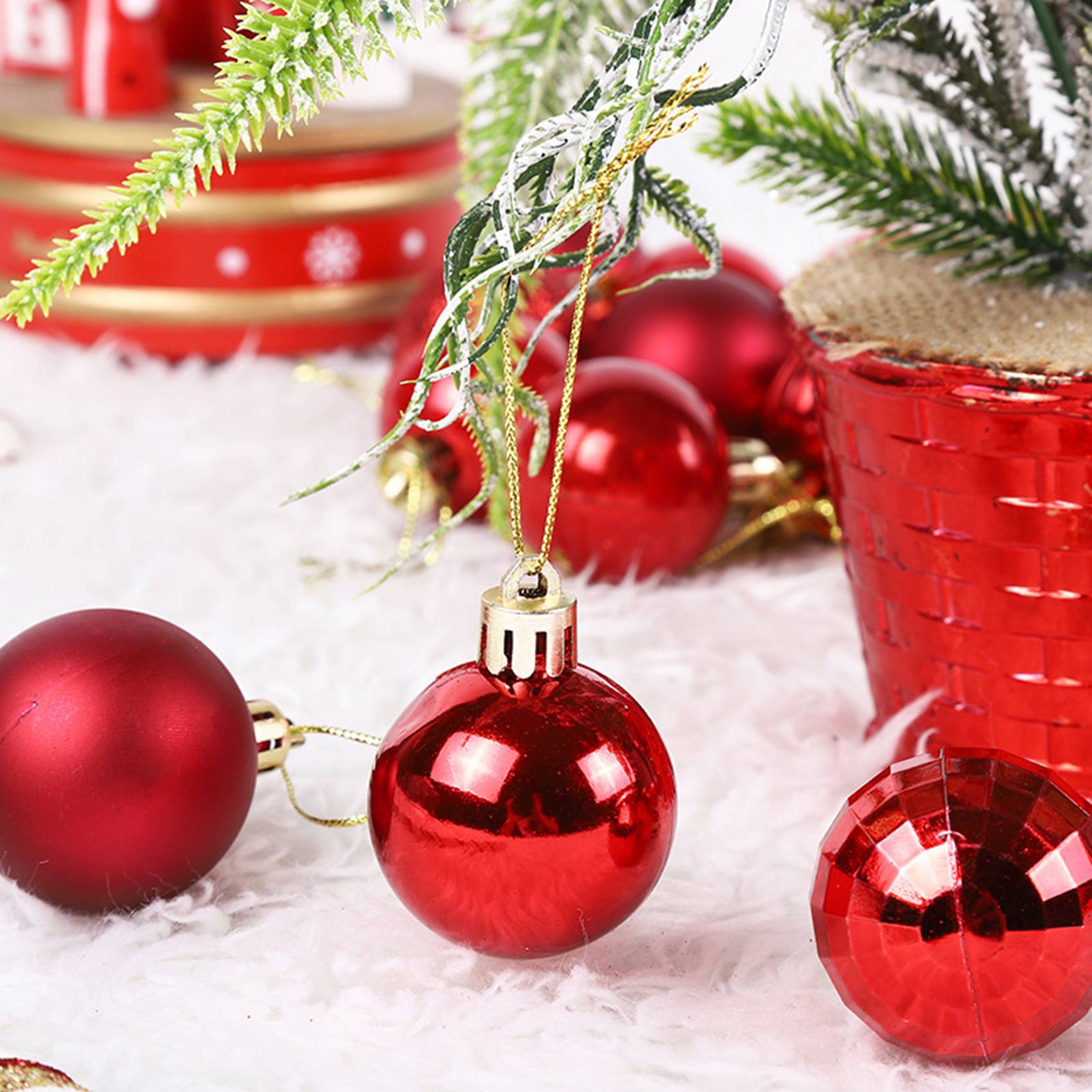 A008 36PCS 4Cm Plastic Christm - огляд і ціна Pendant Lighting Christmas Decor