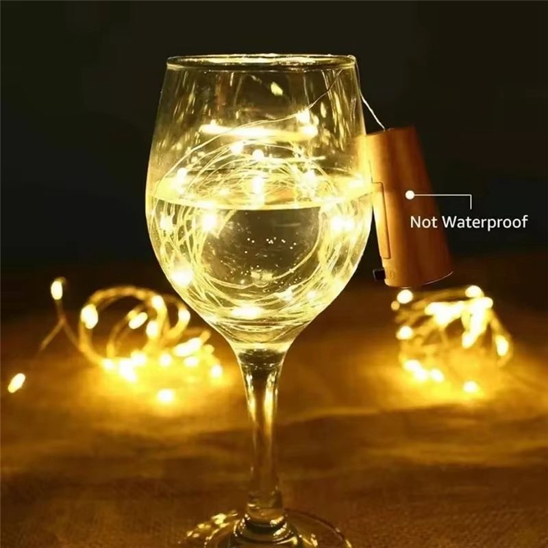 A20F-10Pcs Solar Wine Bottle S - огляд і ціна Decor Lighting Cork