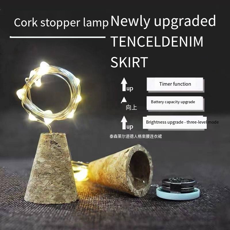 Wodden Bar LED Wine Bottle Cor - огляд і ціна Decor Lighting Cork