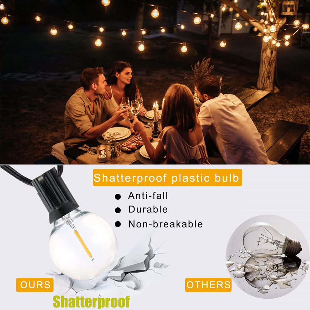 8M/15M G40 Globe String Lights - огляд і ціна String Light Outdoor