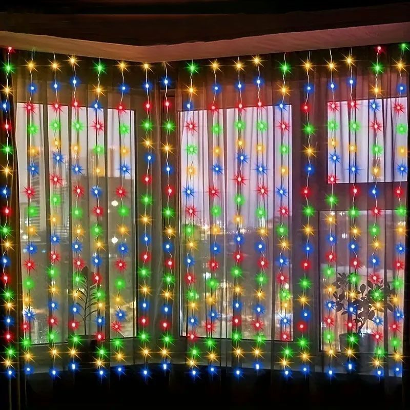 3/4/6m Curtain LED String Ligh - огляд і ціна Fairy Light Curtain