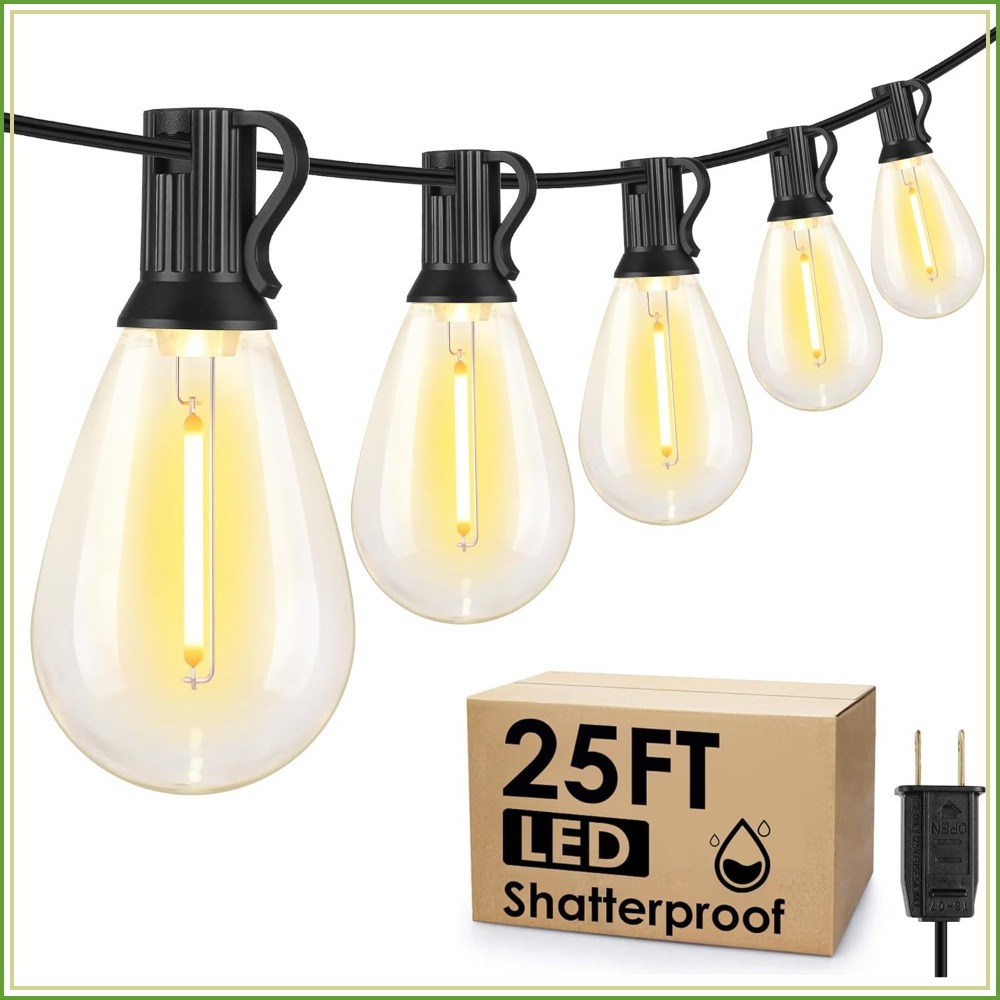 25FT LED Outdoor String Lights - огляд і ціна String Light Outdoor
