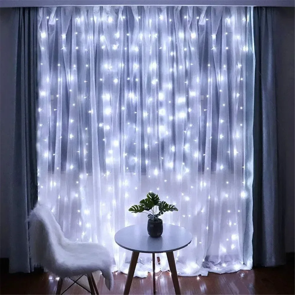 3/6M USB LED Curtain 8Modes Re - огляд і ціна Fairy Light Curtain