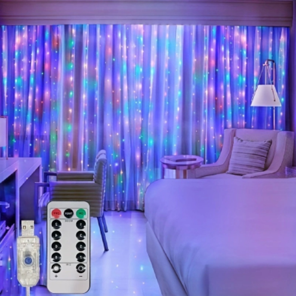 3/6m LED Curtain String Lights - огляд і ціна Fairy Light Curtain
